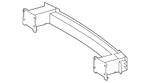 Genuine Mercedes-benz Impact Bar 206-610-69-03. Fixed Price $552.43.