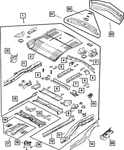 Genuine Mopar Rear Bumper Reinforcement Right 5054924AA. Fixed Price $37.19.