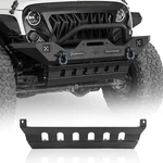 Textured Black Steel Front Skid Plate Cover Guard For Jeep Wrangler Jk 2007-2018. Fixed Price $119.00.