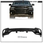 Black Split Front Bumper W/ Sensor Holes For Chevrolet Silverado 1500 2016-2018. Fixed Price $127.43.