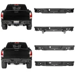 Off-road Steel Rear Back Bumper Bar Black W/ Led Light Fit 2009-2018 Ram 1500. Fixed Price $349.71.