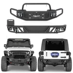 Fit 07-18 Jeep Wrangler Jk Tubular Steel Front Winch Bull Bumper Or Rear. Fixed Price $539.06.