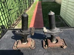 Mercedes Benz W123: Bumper Energy Absorber Shock Set (1238800714). Fixed Price $140.00.