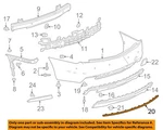 Gm Oem 16-20 CT6 Rear Bumper Components-trim Molding 23109664. Fixed Price $119.93.