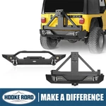 Hooke Road Front Rear Bumper W/tire Carrier For 1987-2006 Jeep Wrangler Yj Tj. Fixed Price $399.62.