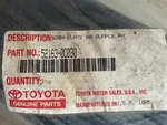 2003-2006 Toyota Tundra Right Rear Bumper Step Pad (ssd) 52163-0C030. Fixed Price $135.00.