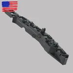 For 2019-2022 Jeep Cherokee Fascia Support Bracket Right Fits Mopar 68287856AB. Fixed Price $12.55.