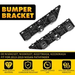 Black Front Bumper Support Bracket & Left Right For Nissan 2013-2019 Pathfinder. Fixed Price $15.19.