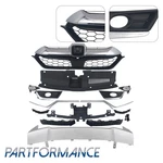 Fit Honda Crv 2017-2019 Front Bumper Grille Trim Skid Panel Bracket Kit Fog Lamp. Fixed Price $118.99.