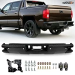 Rear Step Bumper For 2014-2018 Chevy Silverado Gmc Sierra 1500 Black W/ Hole. Fixed Price $179.90.