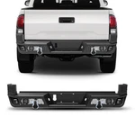 Steel Rear Bumper For 2016-2023 Toyota Tacoma W/ Sensor HOLE+2*LED Lights D-ring. Fixed Price $323.76.