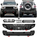 For 2007-2014 Toyota Fj Cruiser Front & Rear Bumper With Long Round Headlight. Fixed Price $589.00.