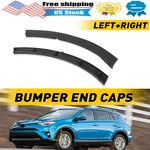Pair Front Bumper End Cover Fits For 2016 2017 2018 Toyota RAV4 Insert Pad Cap. Fixed Price $15.19.
