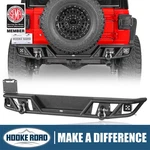 Hooke Road Rear Hitch Bumper For 2018-2026 Jeep Wrangler Jl W/led Lights,d-rings. Fixed Price $299.56.