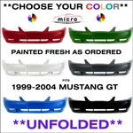 New Front Bumper 1999-2004 Ford Mustang Gt *choose Your Color* FO1000439. Fixed Price $429.43.