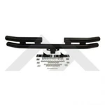 Crown Automotive RT20007 Double Tube Bumper (rear-black) With Receiver Hitch. Fixed Price $250.64.