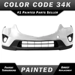 New Painted *34K White Tri-coat* Front Bumper Cover For 2013-2016 Mazda CX-5. Fixed Price $440.99.