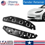 Fit 2017-2023 Tesla Model Set Of Front Left & Right Bumper Side Brackets. Fixed Price $8.50.