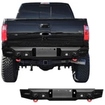 Vijay Steel Rear Bumper Fits 1999-2016 Ford F250 F350 F450 Super Duty. Fixed Price $469.00.