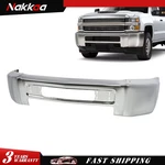Front Bumper Face Bar For 2015-2019 Chevy Silverado 2500HD 23229367 Chrome New. Fixed Price $173.05.