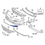 For Hyundai Elantra 2021-2023 86594AB000 Front Right Bumper Trim. Fixed Price $137.04.
