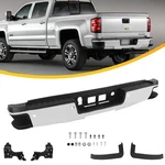 Rear Bumper Assembly For Silverado Sierra 2500 3500HD 2015 16-2019 Chrome W/park. Fixed Price $209.90.