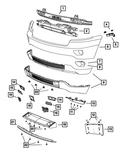 Genuine Mopar Fascia Applique 68188231AA. Fixed Price $298.95.