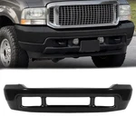 Black Steel Front Bumper 1999-2004 Ford F250 F350 Superduty W/o Molding Hole. Fixed Price $199.00.