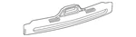 Genuine Lexus Bumper Impact Absorber 52615-53130. Fixed Price $38.63.