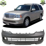 Front Bumper Cover Primed Plastic For 2005-2006 Lincoln Navigator. Fixed Price $746.02.