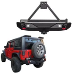 Vijay For 2007-2017 Wrangler Jk/jku Rear Bumper W/ Spare Tire Rack & Led Lights. Fixed Price $429.99.