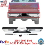 Rear Step Bumper Chrome Assembly Steel 2001-2007 Ford F-250 F-350 Super Duty. Fixed Price $283.77.