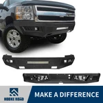 Hooke Road 2011 Silverado Front Bumper+rear Fit 2007-2013 Chevy 1500. Fixed Price $979.99.