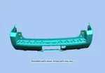Genuine Gm Rear Upper Bumper Cover 23386116. Fixed Price $1473.17.