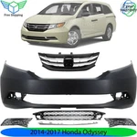 Front Bumper Cover Fascia & Grille Assembly For 2014-2017 Honda Odyssey. Fixed Price $396.00.