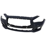 Front Bumper Cover Primed For 2014 2015 2016 2017 Infiniti Q50. Fixed Price $285.10.