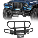 Fit 1987-2006 Jeep Wrangler Yj Tj Offroad Steel Front Bumper W/ Grille Guard. Fixed Price $279.79.