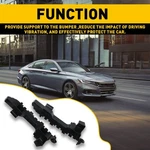 For 2018-2021 Honda Front Accord Bumper Support Retainer Bracket Lh Rh 2PCS. Fixed Price $8.99.
