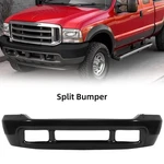Black Steel Front Bumper 1999-2004 Ford F250 F350 Super Duty W/o Senser Hole. Fixed Price $204.00.