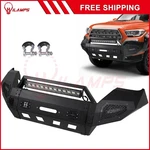 For Toyota Tacoma 2016-2023 Black Powder Coat Steel Front Winch Bumper 5X Leds. Fixed Price $512.95.