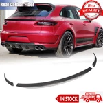 Fit For Porsche Macan Suv 2014-2017 Carbon Fiber Rear Middle Trunk Spoiler Wing. Fixed Price $193.80.