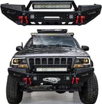 Aaiwa For 1999 2000-2004 Jeep Grand Cherokee Wj Front Bumper W/winch Plate&light. Fixed Price $469.99.