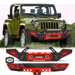 Front & Rear Bumper W/winch Plate Led Light For 2007-2018 Jeep Wrangler Jku. Fixed Price $259.98.