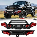 Aaiwa Front & Rear Bumper W/ Led Lights Fit For 2020-2024 Jeep Gladiator Jt. Fixed Price $349.99.