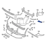 For Hyundai Palisade 2023-2025 86552S8CA0 Front Right Bumper Guide. Fixed Price $31.61.