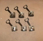 Mercury 225 Hp Stroke Piston & Rod Set (6) Pn 858295T14 Fits 1994-2014+. Fixed Price $160.00.