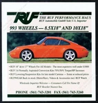 1997 Ruf Porsche 911 993 Red Car Photo Vintage Print Ad. Fixed Price $9.99.