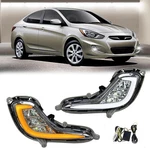 For 2012-2017 Hyundai Accent Led Fog Lights Front Bumper Lamps Pair W/drl+wiring. Fixed Price $78.99.