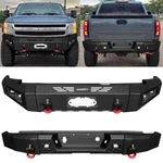 Vijay Front And Rear Bumper Fits 2007-2013 Chevrolet Silverado 1500. Fixed Price $1068.00.