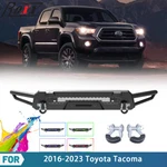 Front BUMPER+2*SIDE Wings For 2016-2023 Toyota Tacoma W/2*D-RING Shackles Black. Fixed Price $393.98.